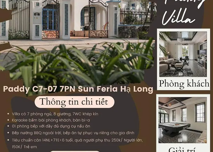 Biet Thu Mat Bien, Sun Feria , 7 Phong Ngu, Bai Chay , * Hạ Long